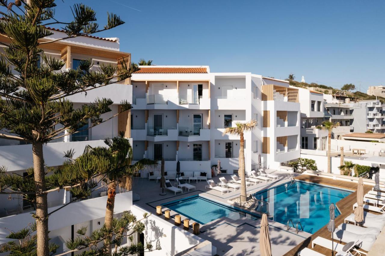 Petradi Beach Lounge Hotel Rethymno Exteriör bild