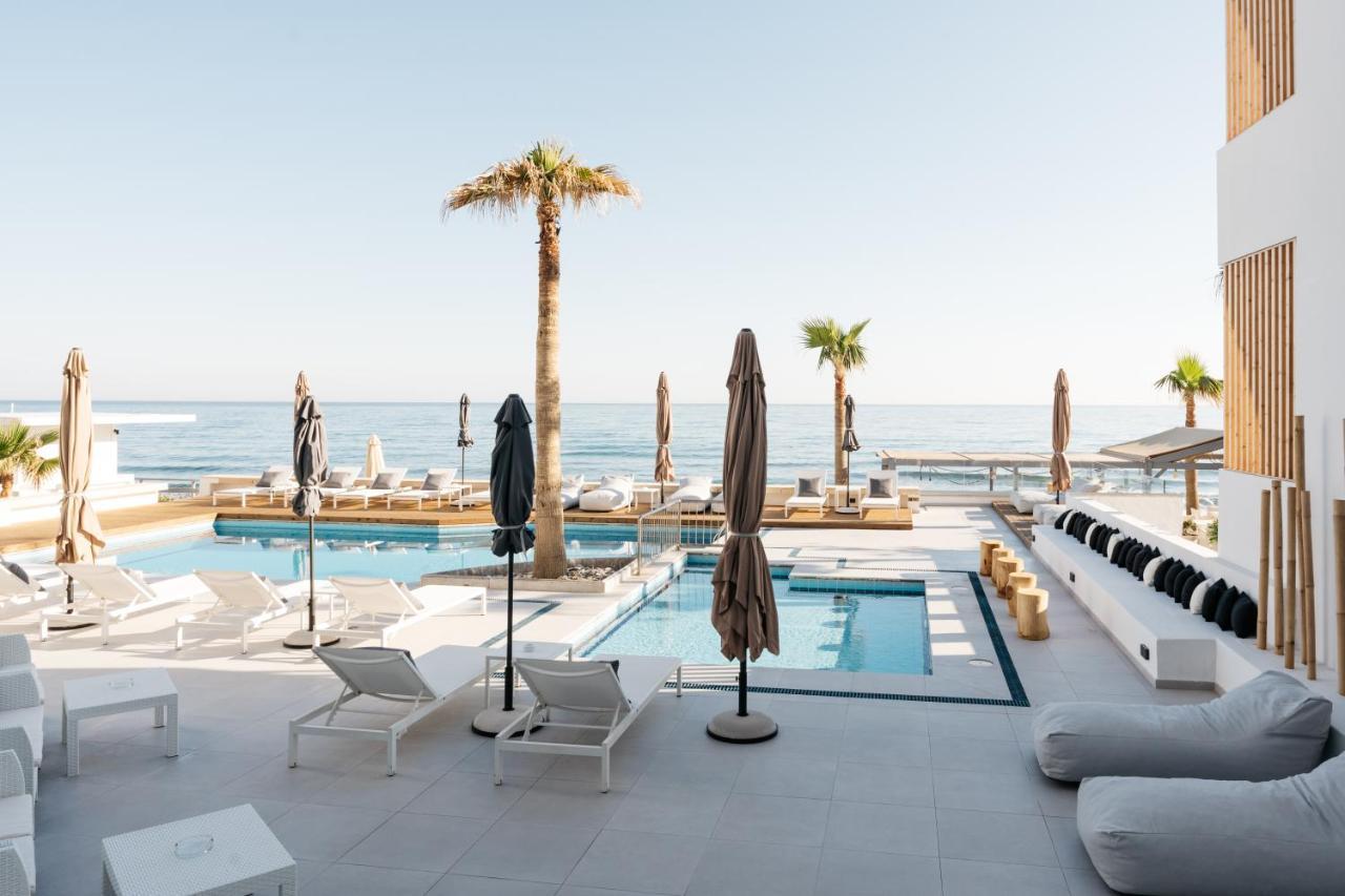 Petradi Beach Lounge Hotel Rethymno Exteriör bild