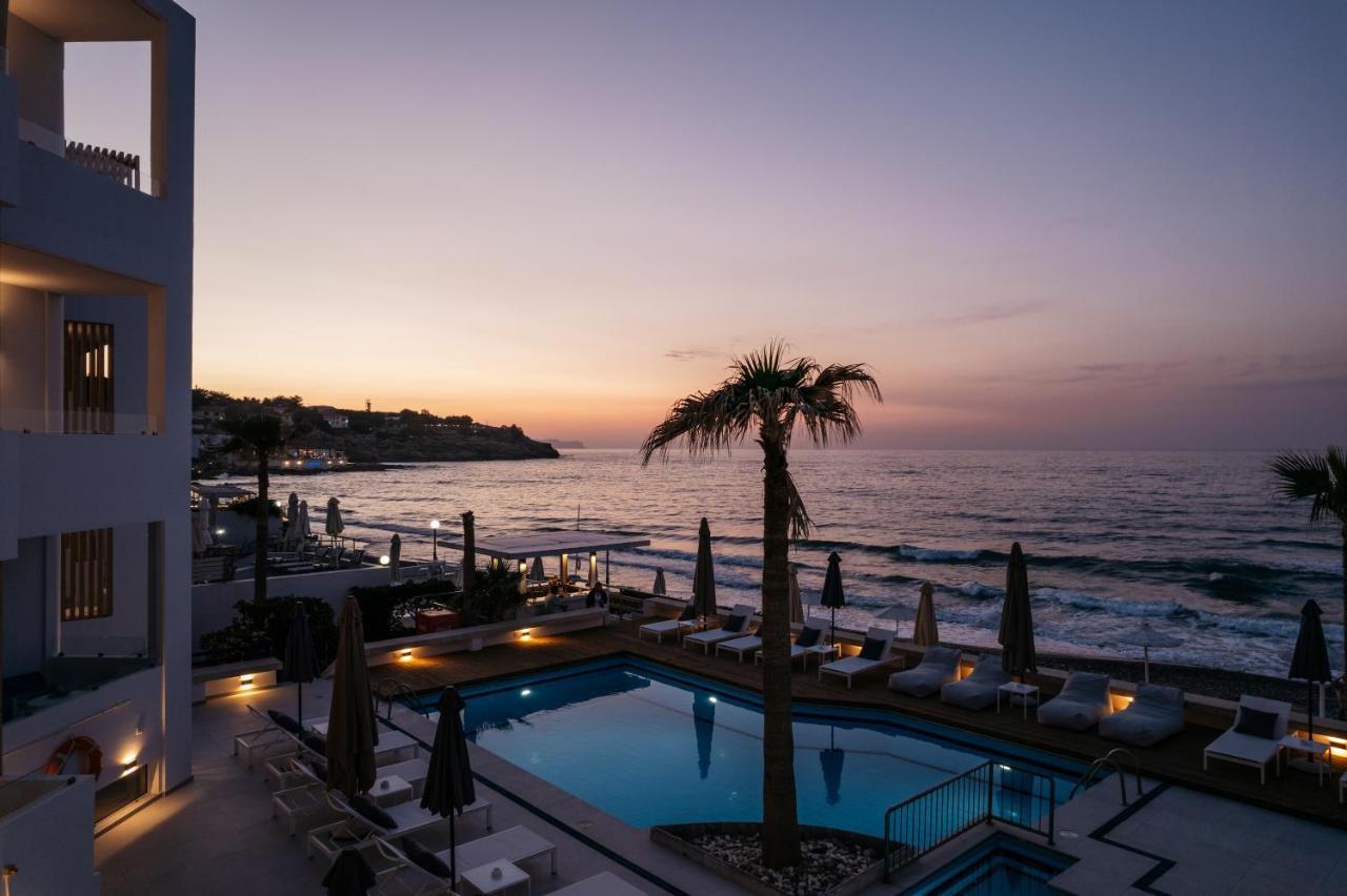 Petradi Beach Lounge Hotel Rethymno Exteriör bild