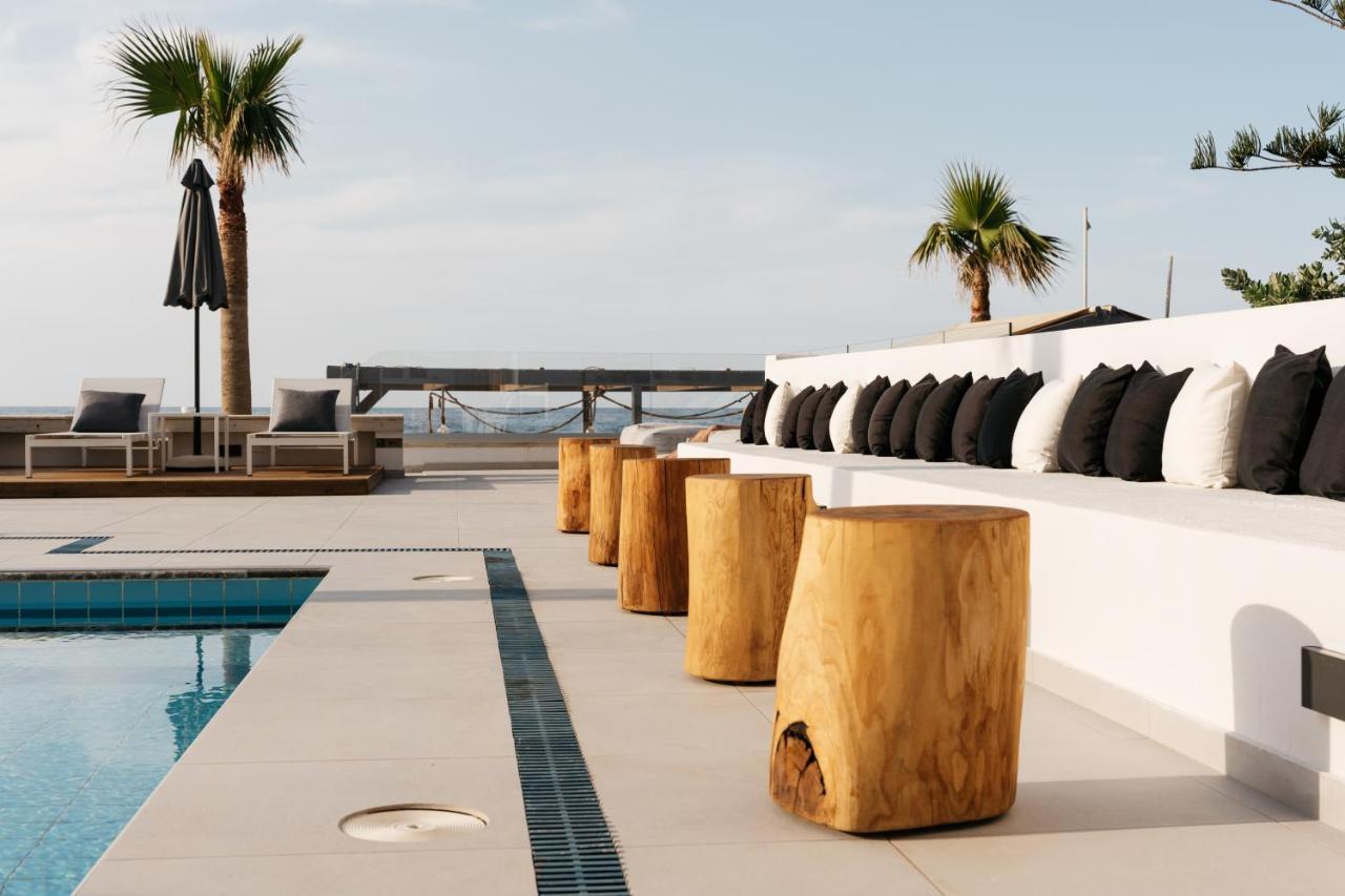 Petradi Beach Lounge Hotel Rethymno Exteriör bild