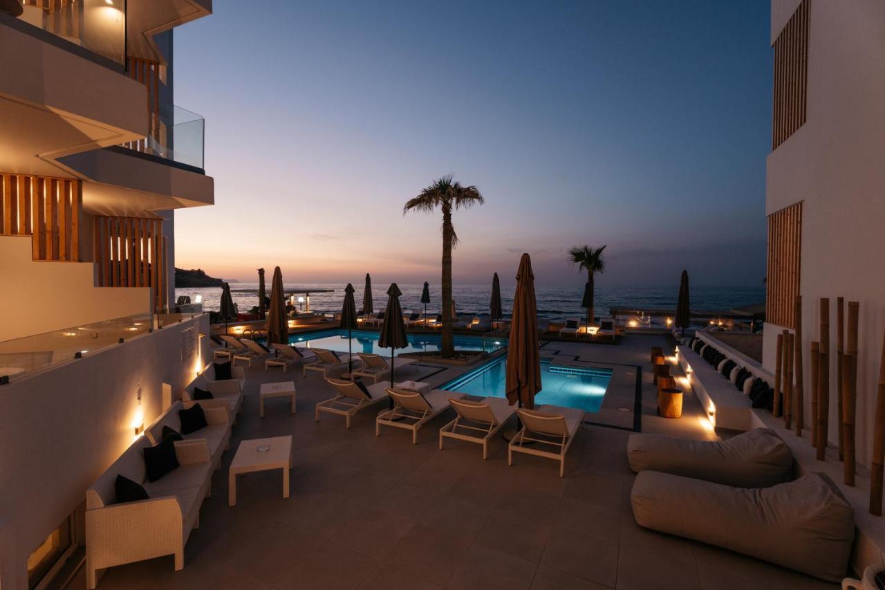 Petradi Beach Lounge Hotel Rethymno Exteriör bild
