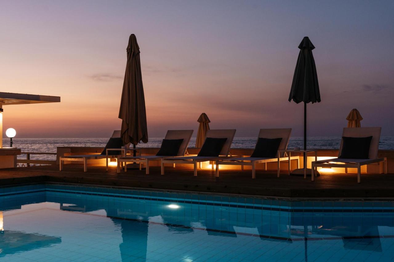 Petradi Beach Lounge Hotel Rethymno Exteriör bild